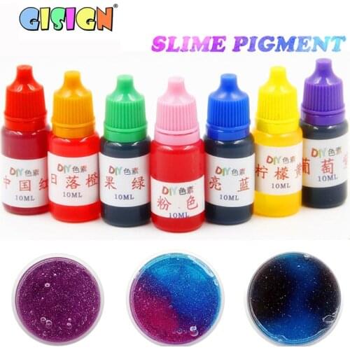 Diy Pigment Liquid Additive For Slime Clear Liquid Charms Making Slime Glue Elmers Kit Polymer Clay Model Art Crystal Mud Toys