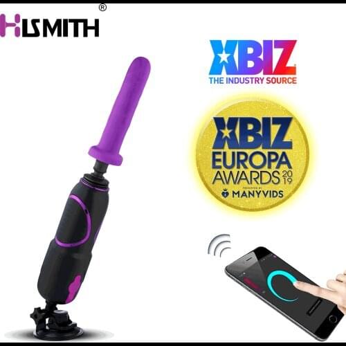 Hismith Pro Traveler 2.0 Mini Sex Machine HISMITH App Remote Control sex machine for women 6.8" silicone dildo for Sex Machine