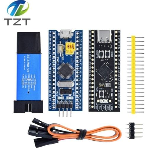 ST-LINK V2 Simulator Download Programmer STM32F103C8T6 ARM STM32 Minimum System Development Board STM32F401 STM32F411 STM32F4