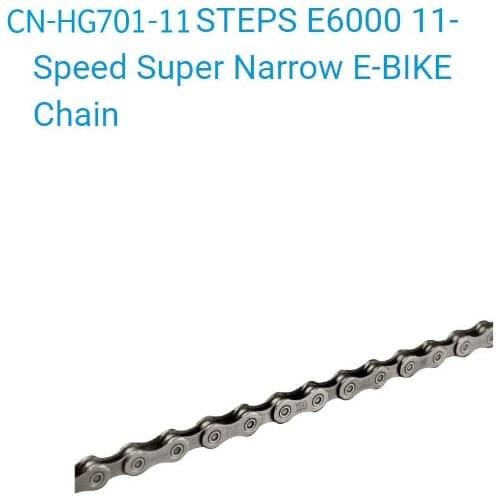 STEPS E6000 -CN-HG701-11 -11-Speed - Super Narrow - HYPERGLIDE - SIL-TEC -E-BIKE Chain