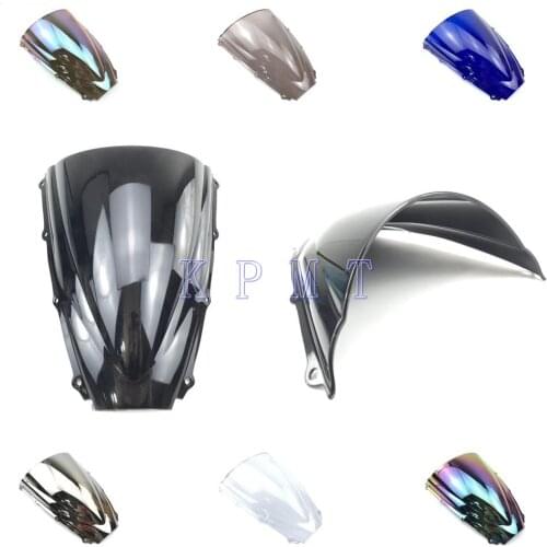 Motorcycle doubel bubble windshield windscreen For Triumph Daytona 675 675R 2006 2007 2008