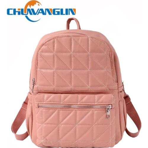 Chuwanglin Women PU Leather Backpack Ladies Travel Bag Student School Rucksack Teenage Girls Casual Bagpack Mochilas 4091132