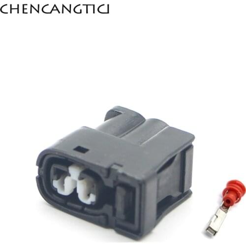 2 Sets 2 Pin Way Auto Female Injector Connector 2JZ-GE Matrix Lexus SC300 Hyundai Mazda RX For Toyota 90980-11246 7283-8226-30