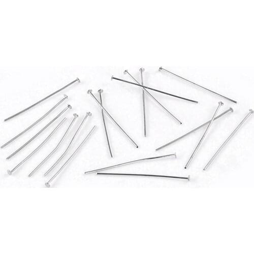 DoreenBeads Stainless Steel Head Pins silver color 7.5cm(3") long, 0.7mm ( gauge,) 10 Pieces Hot new