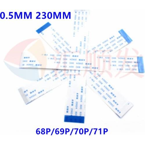 1000pcs! 0.5MM 230MM FFC/FPC flat soft line FFC connection line electronic line 23CM 68P/69P/70P/71P
