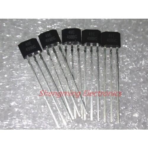 1000PCS Hall element 49E OH49E SS49E linear Hall switch