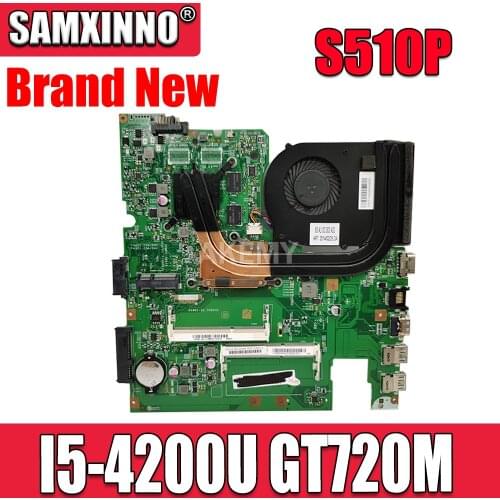 12293-1 48.4L106.011 motherboard for Lenovo S510P LS41P LS51P notebook motherboard CPU i5 4200U GT720M 2G DDR3 100% test work