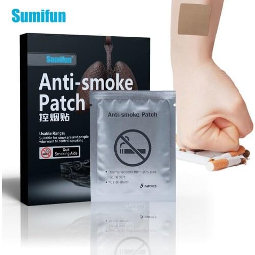 Sumifun 1/3/5/10Packs Stop Smoking Patch Quit Anti Smoking Cessation Nicotine Cigarettes Chinese Herbal Medical Plaster