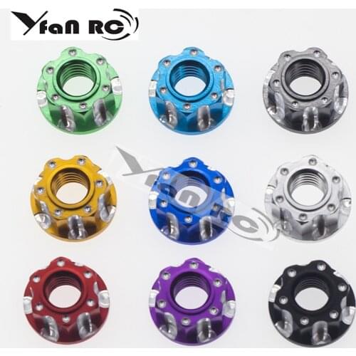 4PCS Metal 4mm M4 Wheel Lock Nuts for 1/10 drift RC Car Crawler Traxxas TRX4 TRX6 Axial SCX10 90046 AXI03007 Redcat MST