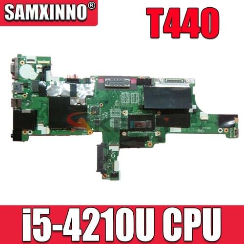 Akemy VIVL0 NM-A102 FRU 00HW197 laptop motherboard For Lenovo thinkpad T440 i5-4210U CPU Mainboard works