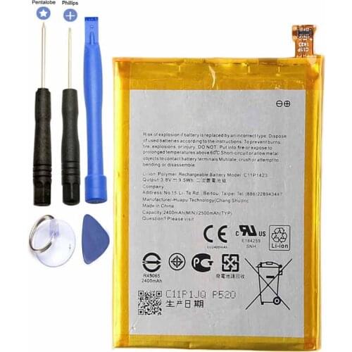C11P1423 Battery For ASUS Zenfone2 ZE500CL Z00D Smart Moble Phone battery 2500mAh