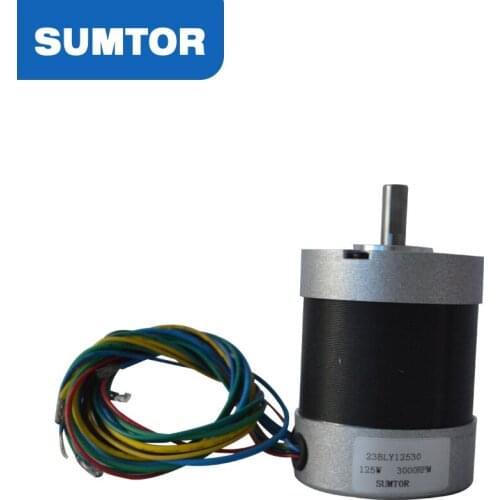 Nema 23 brushless motor round flange 0.4 N.m holding torque 125W power