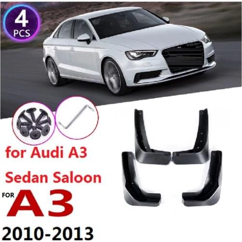 Car Mudflap for Audi A3 Sedan Saloon 2010~2013 Fender Mud Guard Flap Splash Flaps Mudguards Accessories
