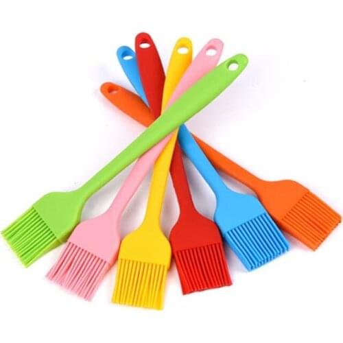Color silicone barbecue brush Kitchen Heat resistant oil brush for cooking and barbecue Multifunctional Cake baking tools