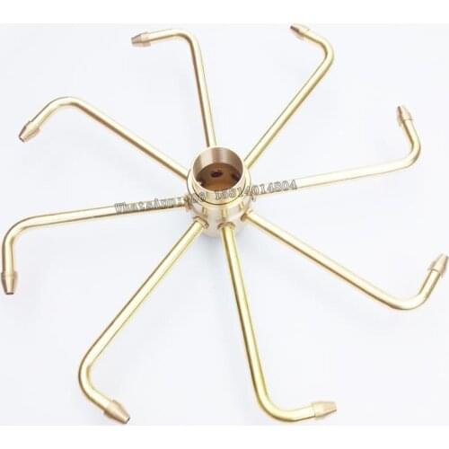 Brass rotary fountain nozzle,pool nozzle,spray fountain,pool landscape fountain,music fountain