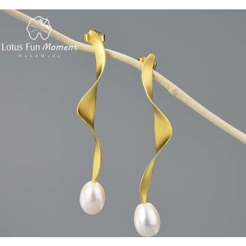 Lotus Fun Moment Women's Gold Earrings