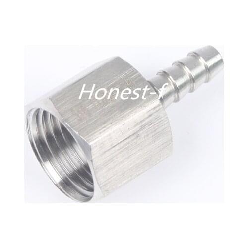 LTWFITTING Bar Production Stainless Steel 316 Barb Fitting Coupler 1/4" Hose ID x 1/2" Female NPT Air Fuel Water