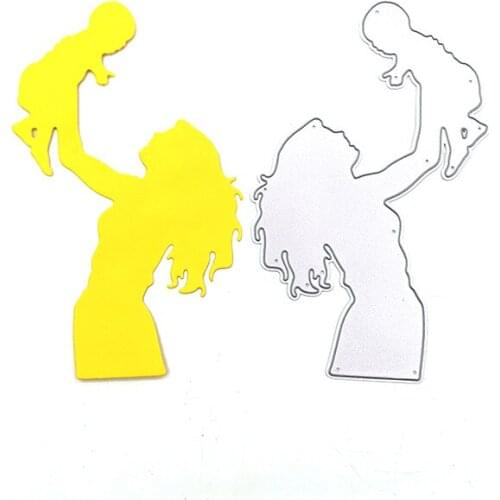 Julyarts Maternal Love Metal Die Cut Craft Cutting Dies Card Making Stencil Scrapbooking Photo Album Card Paper Embossing Craft