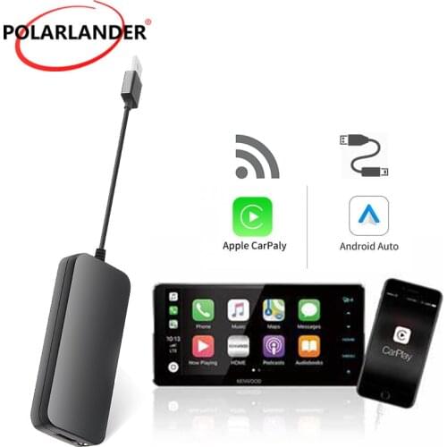 Carplay Module Black White ARM WiFi 5 Bluetooth 5 Support Line Android Auto Car Machine Wireless Connection Dongle ABS 220MA 28