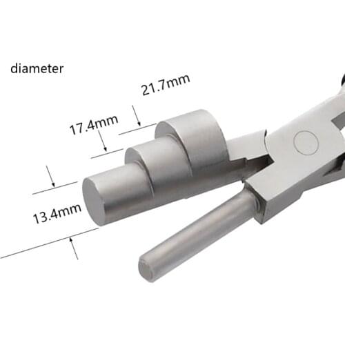 N0HB 1 Set DIY Jewelry Tool Round Nose Plier 6 Inches Looping Forming Plier Mini Jewellery Making Craft DIY Plier Tool