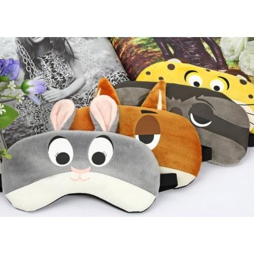 By ems or dhl 500PCS Lovely Eyeshade Eye Cover Sleeping Mask Travel Cartoon Long Eyelashes Blindfold Gift For Girls New 2016