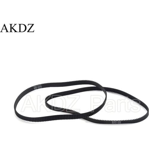 S2M Synchronous Timing belt Pitch length 320 width 6mm/9mm Teeth 160 Rubber closed S2M timing belt