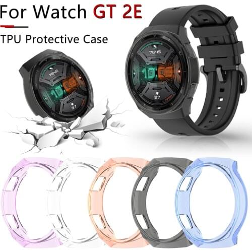 Protective case for Huawei Watch GT 2E GT2 E GT2E Luxury High Quality TPU cover slim Smart Watch bumper shell for Huawei GT 2E
