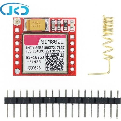 1pcs Smallest SIM800L GPRS GSM Module MicroSIM Card Core Board Quad-band TTL Serial Port