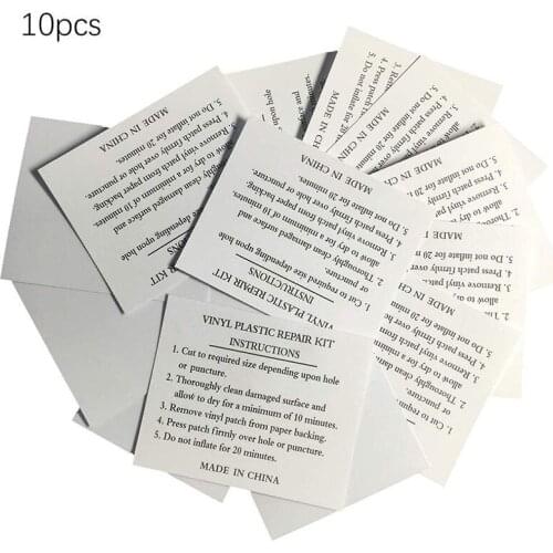 10Pcs TPU Waterproof Transparent Outdoor Tent Jacket Repair Tape Patch Self Adhesive Nylon Sticker Cloth Patches Accessories
