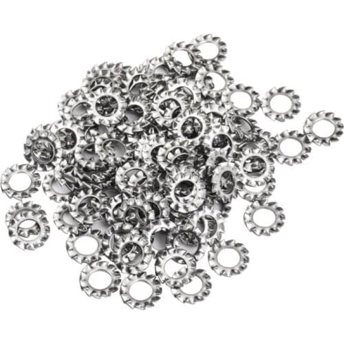 300PCS Stainless Steel M2.5 M3 M4 M5 M6 M8 Internal Tooth Lock Washers