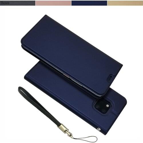 Wallet Case for Huawei Mate 20 Lite Pro Mate 20X Drop-proof fold Phone Case Magnetic attraction Ultra-thin Matte Touch