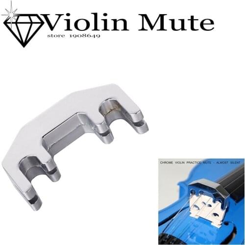 Violin Parts & Accessories New Professional Violin Practice Mute Metal Silver/golden Fiddle Silent Silencer violin mute metal