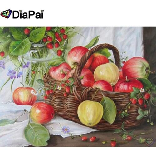 DIAPAI Diamond Painting 5D DIY 100% Full Square/Round Drill "Fruit landscape" Diamond Embroidery Cross Stitch 3D Decor A25227