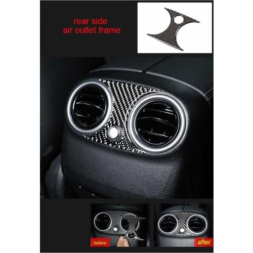 Air Outlet Frame For Benz Glc Carbon Fiber 2015-2019 1pc Rear Side