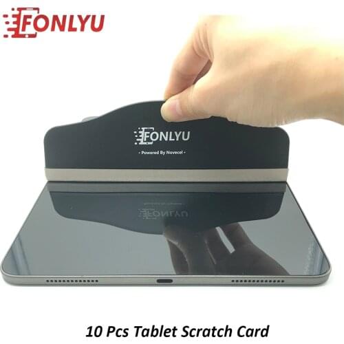 Fonlyu 10pc Tablet PC Film Scratch Card Scraper iPad Film Scratch Card Scraper Flat Film Squeegee Scraper