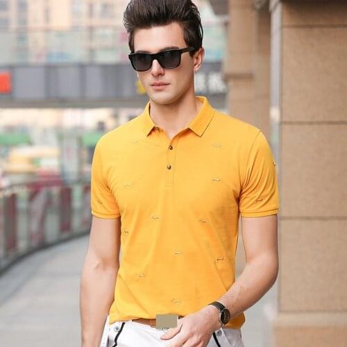 MRMT 2021 Brand Summer New Mens T-shirt Turn-collar Short Sleeve T-shirt for Male Youth Leisure Tops Tshirt