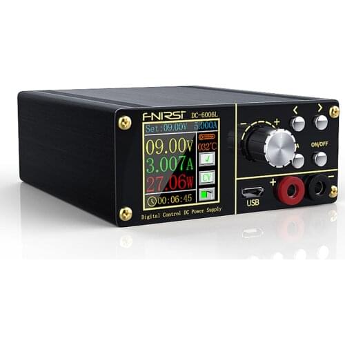 FNIRSI Power Supply High Definition LCD Screen Digital Control DC Adjustable Programmable DC Power Supply 6V-70V DC6006L