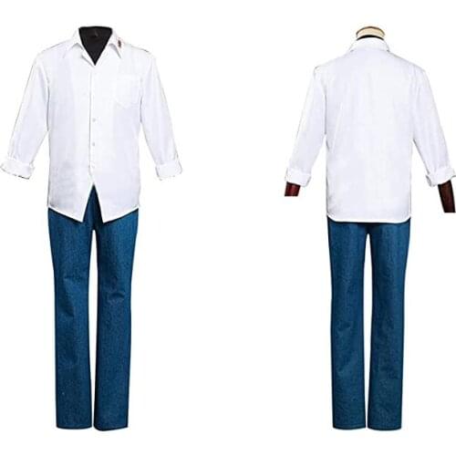 Halloween Costumes Unisex Anime Langa SK8 The Infinity Cosplay Costume White Shirt Pants Full Set Outfit