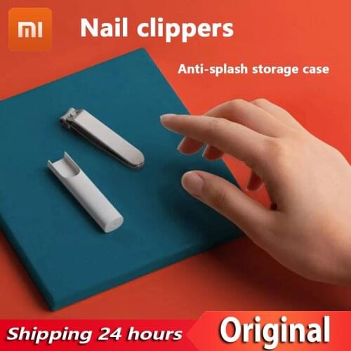 YOUPIN Mijia Anti-splash Nail Clippers Stainless Steel Trimmer Tools Nail Care Tools With Storage Case