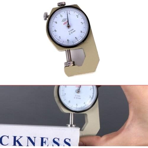 Multifunctional Measuring Hand Tool Thickness Gauge Measure Pointer Type Thickness of Leather Glass Aluminium Aalloy