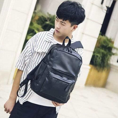 Fashion Backpack 2020 Men Backpack Laptop Waterproof Rucksack Solid Color School Bag For Teenage Girls Mochila Mujer Knapsack