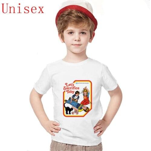 Lets sacrifice toby Summon demons Patch for clothing kids clothes boys Sweatshirt transfer kids tshirts boys shorts kids tops