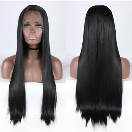 Freedom Offical Store Straight Front Lace Wig Hd Straight Lace Front Wig Natural Hair Lace Front Wig Synthentic Pre Plucked