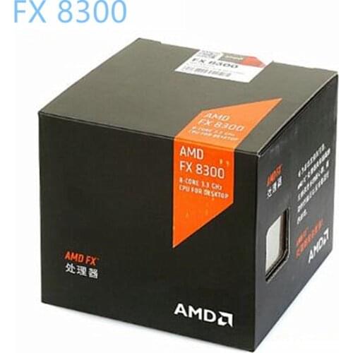 Free shipping AMD FX 8300 CPU Processor Original Boxed Eight-Core 3.3G/16M/95W Desktop Socket AM3+ FX-8300 NEW