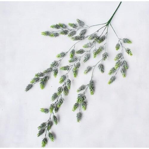 Nordic retro flocked artificial plastic pineapple nut vine wall hanging home garden shop wedding decorative flower