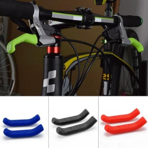 1 pair silicone brake handle sleeve dead flying folding bicycle brake handle protective sleeve silicone sleeve accessories