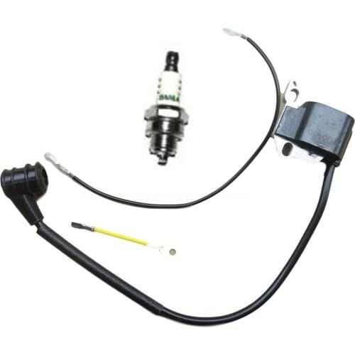 1Pcs Ignition Coil Module + Spark Plug Motor Ignition For Stihl BR / SR 320 L 340 L 380 400 420 C SR Backpack Blower Mistblower
