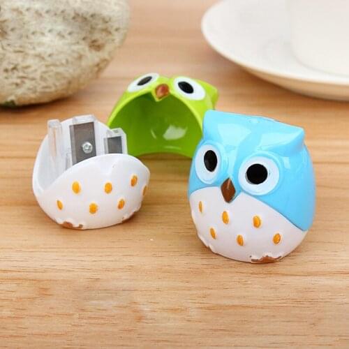 1PC Lovely Pencil Owl Animal Sharpener Stationery for School Student Kid Gift