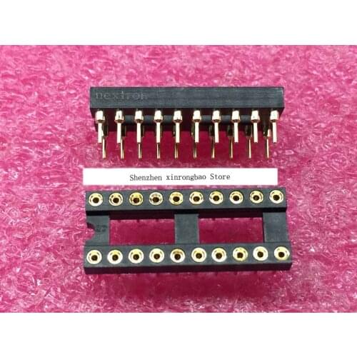 10PCS Round Hole IC socket Connector DIP 6 8 14 16 18 20 24 28 32 40 pin Sockets DIP6 DIP8 DIP14 DIP16 DIP18 DIP20 DIP28 DIP40