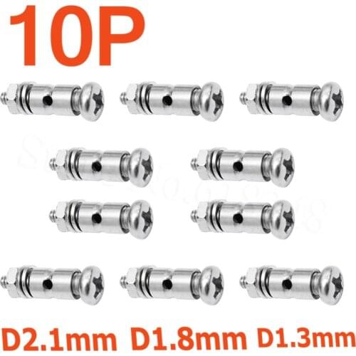 10pcs Adjustable Pushrod Connectors Linkage Stoppers D2.1mm D1.8mm D1.3mm RC Airplane Replacement parts Remote Control Toys